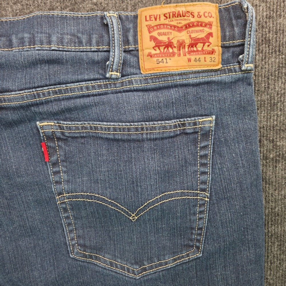 RARE R Only Red Tab - Levi Strauss Co 527 Mens Jeans Dark Wash 44x32
